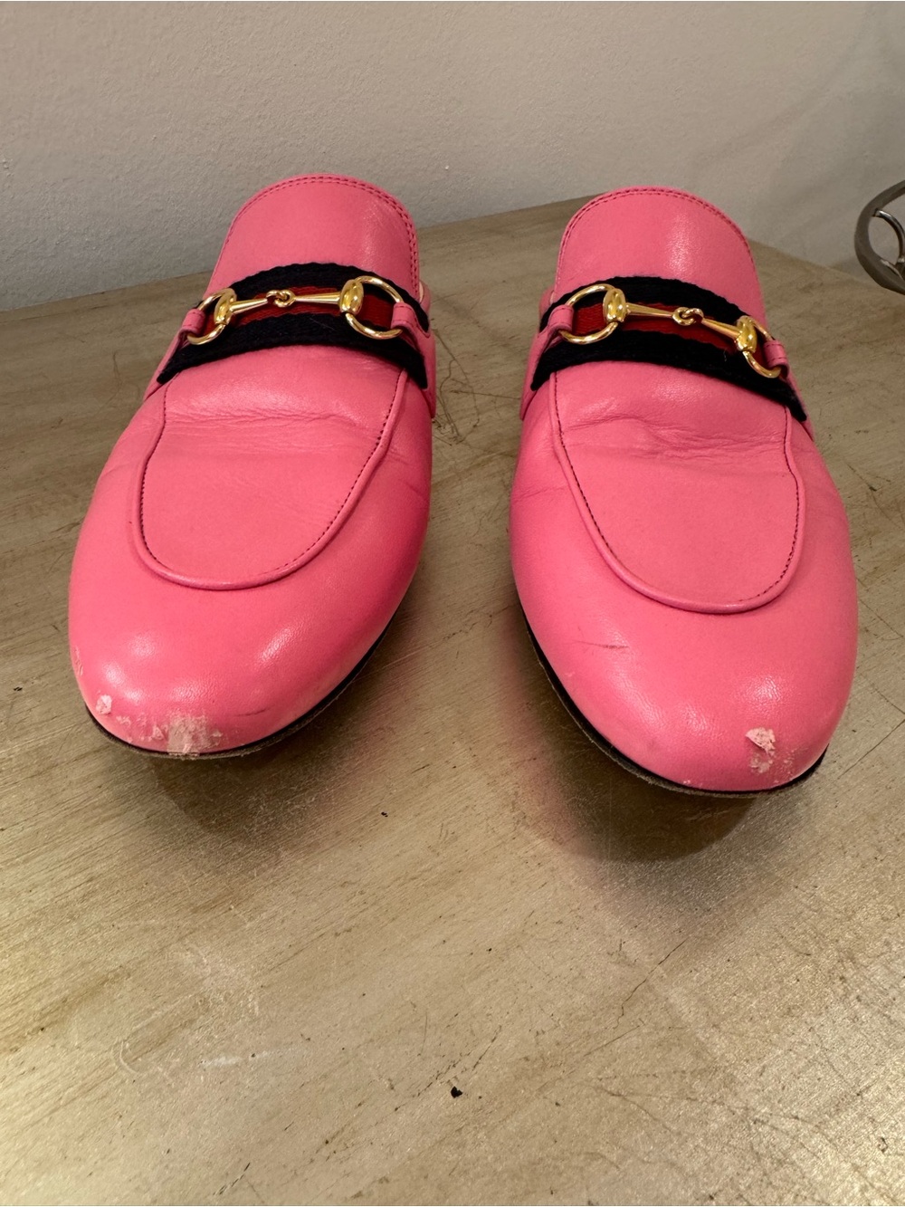 Gucci Princetown Slippers in Pink - Picture 4 of 12